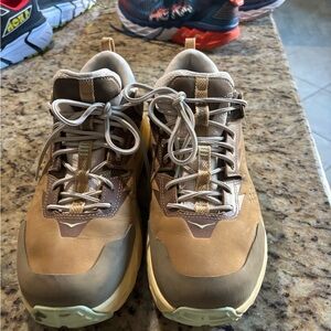 Hoka One One Men's Tan and Brown Athletic Shoes